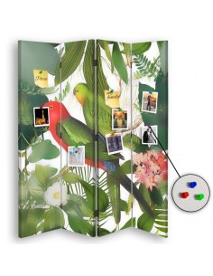 PARAVENT PIN IT - COUPLE D'OISEAUX - 3 - 4 2