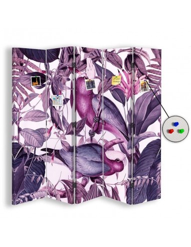 PARAVENT PIN IT - OISEAUX TROPICAUX - 3 / 4 / 5