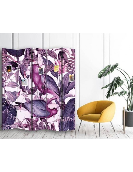 PARAVENT PIN IT - OISEAUX TROPICAUX - 3 / 4 / 5