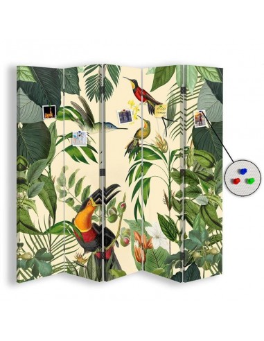 PARAVENT PIN IT - CRI DU TOUCAN - 3 / 4 / 5
