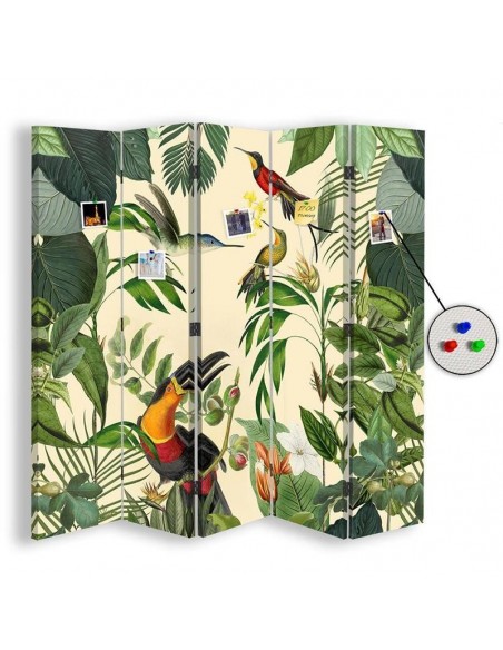 PARAVENT PIN IT - CRI DU TOUCAN - 3 / 4 / 5