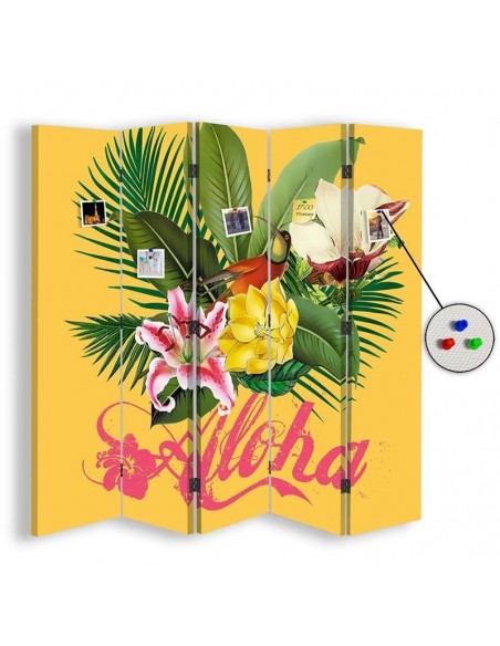 PARAVENT PIN IT - ALOHA - 3 / 4 / 5