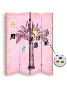 PARAVENT PIN IT - PINK PALM TREE - 3 / 4 / 5 2