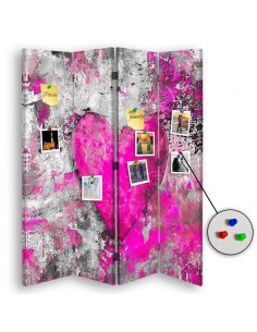 PARAVENT PIN IT - COEUR ABSTRAIT - 3 / 4 / 5 2