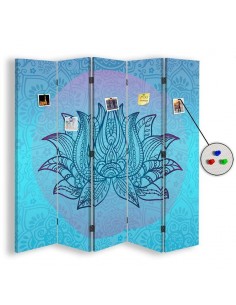 PARAVENT PIN IT - FLEUR DE LOTUS - 4 / 5 2