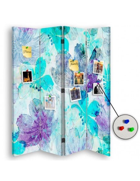PARAVENT PIN IT - COLORFUL FLOWER - 3 / 4 / 5