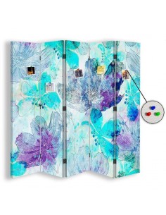 PARAVENT PIN IT - COLORFUL FLOWER - 3 / 4 / 5 2