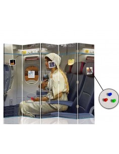 PARAVENT PIN IT - VOYAGE EN AVION - 4 / 5 2