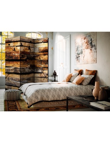 PARAVENT MUR EN BOIS 3 - 5