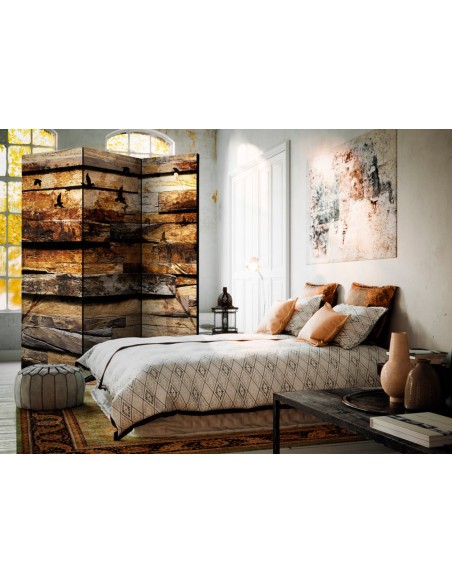 PARAVENT MUR EN BOIS 3 - 5