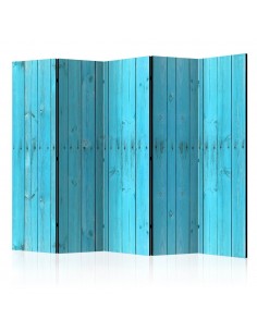 PARAVENT LAMBRIS BLEU 3 - 5 2