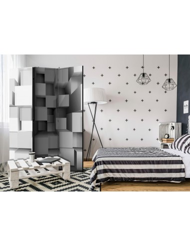 PARAVENT CUBE 3D GRIS / 3 - 5