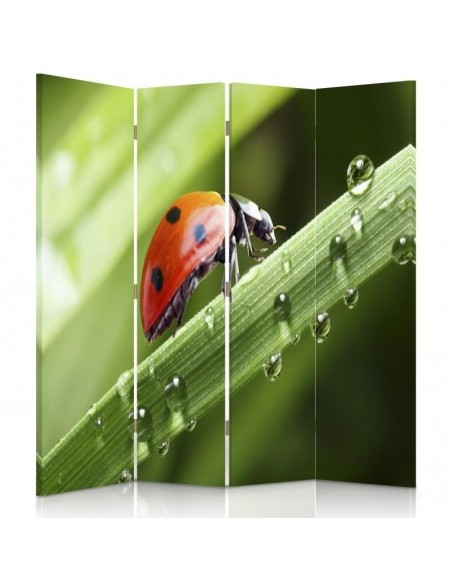 PARAVENT COCCINELLE / 3 - 4 - 5