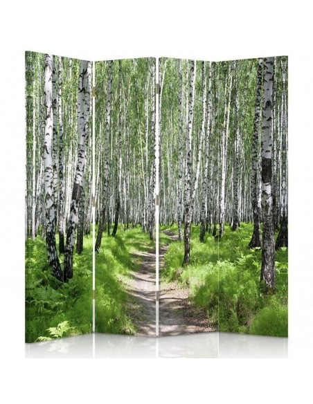 PARAVENT CHEMIN EN FORÊT / 3 - 4 - 5