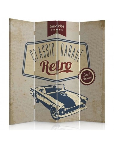 PARAVENT GARAGE RÉTRO / 3 - 4 - 5