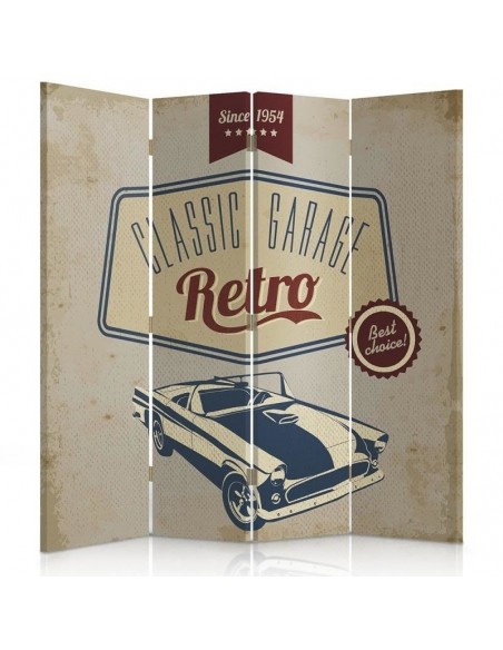 PARAVENT GARAGE RÉTRO / 3 - 4 - 5