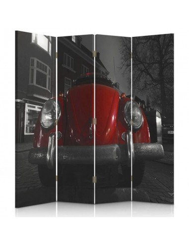 PARAVENT COCCINELLE ROUGE / 3 - 4 - 5
