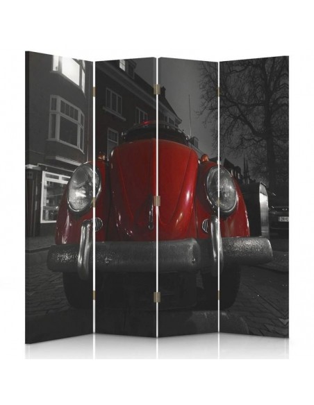 PARAVENT COCCINELLE ROUGE / 3 - 4 - 5
