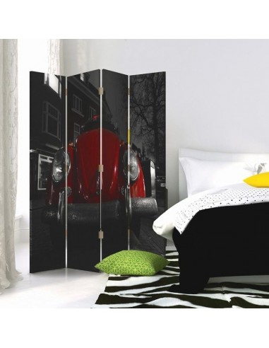 PARAVENT COCCINELLE ROUGE / 3 - 4 - 5