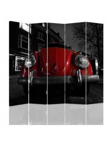 PARAVENT COCCINELLE ROUGE / 3 - 4 - 5