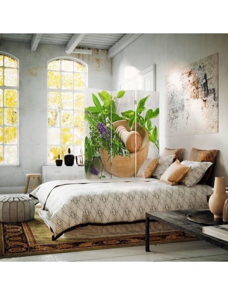 PARAVENT HERBE AROMATIQUE / 3 - 4 - 5
