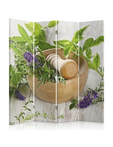 PARAVENT HERBE AROMATIQUE / 3 - 4 - 5