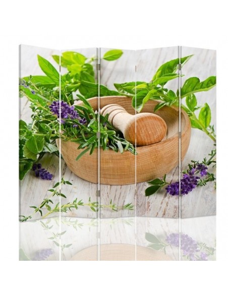 PARAVENT HERBE AROMATIQUE / 3 - 4 - 5