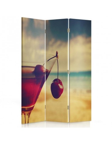 PARAVENT COCKTAIL CERISE / 3 - 4 - 5