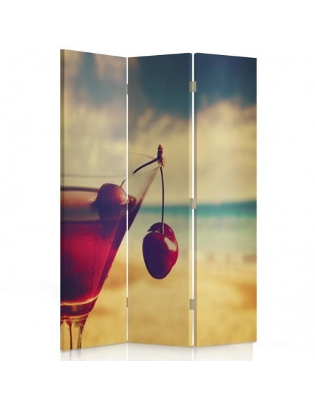 PARAVENT COCKTAIL CERISE / 3 - 4 - 5