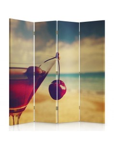 PARAVENT COCKTAIL CERISE / 3 - 4 - 5 2