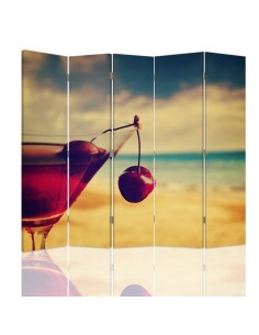 PARAVENT COCKTAIL CERISE / 3 - 4 - 5 2