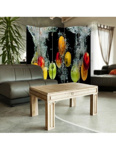 PARAVENT FRUITS DANS L'EAU / 3 - 4 - 5