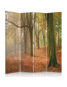 PARAVENT TAPIS DE FEUILLES / 3 - 4 - 5 2