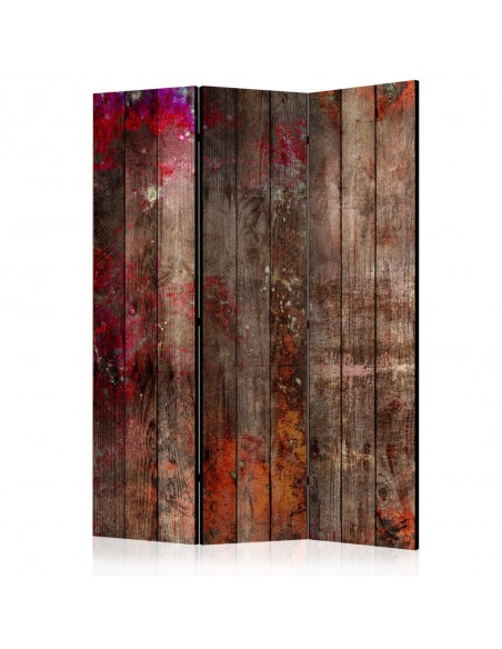 PARAVENT BOIS ET PEINTURE / 3 - 5