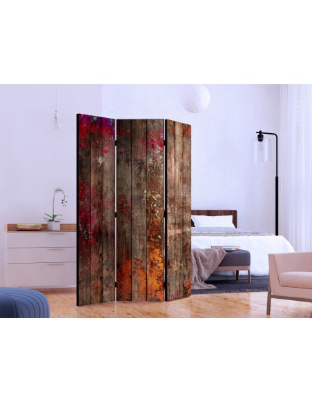 PARAVENT BOIS ET PEINTURE / 3 - 5