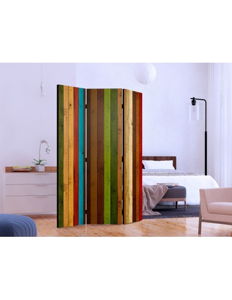 PARAVENT PLANCHE MULTICOLORE 3 - 5