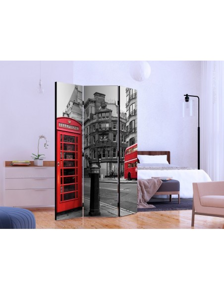 PARAVENT LONDON BLACK AND RED / 3 - 5