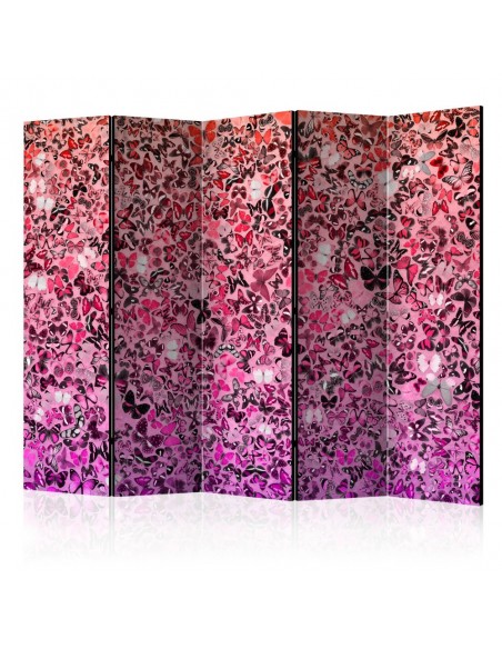 PARAVENT PAPILLON ROSE / 3 - 5