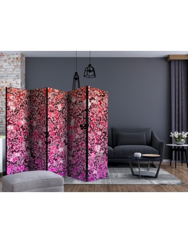 PARAVENT PAPILLON ROSE / 3 - 5