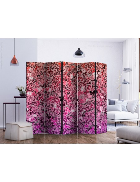 PARAVENT PAPILLON ROSE / 3 - 5
