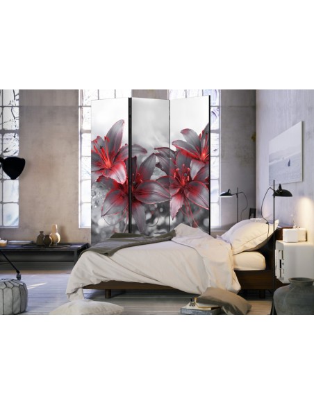 PARAVENT ORCHIDÉE BLACK AND RED / 3 - 5