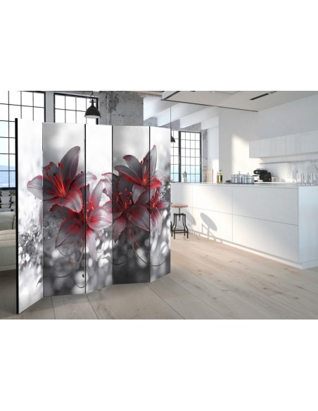 PARAVENT ORCHIDÉE BLACK AND RED / 3 - 5