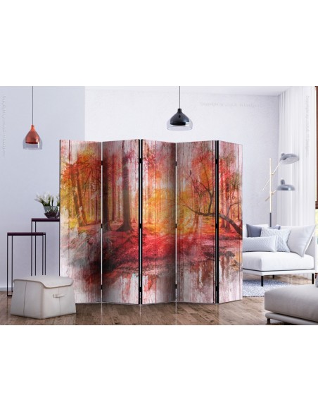 PARAVENT FORET EN AUTOMNE / 3 - 5