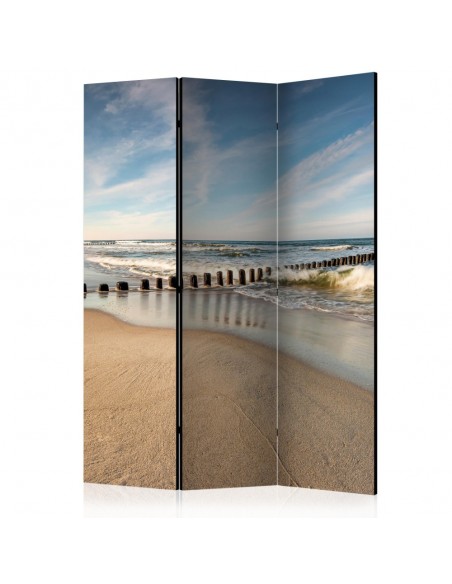 PARAVENT DIGUE EN BOIS / 3 - 5