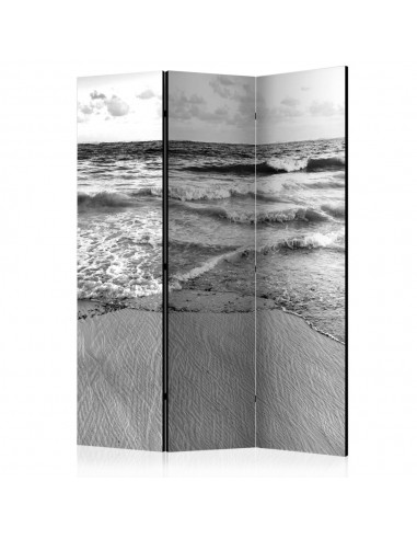 PARAVENT PLAGE NOIR ET BLANC / 3 - 5