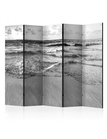 PARAVENT PLAGE NOIR ET BLANC / 3 - 5