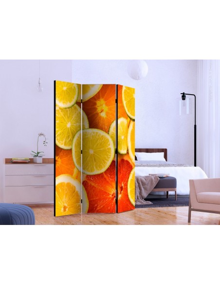 PARAVENT CITRON EN TRANCHES / 3 - 5