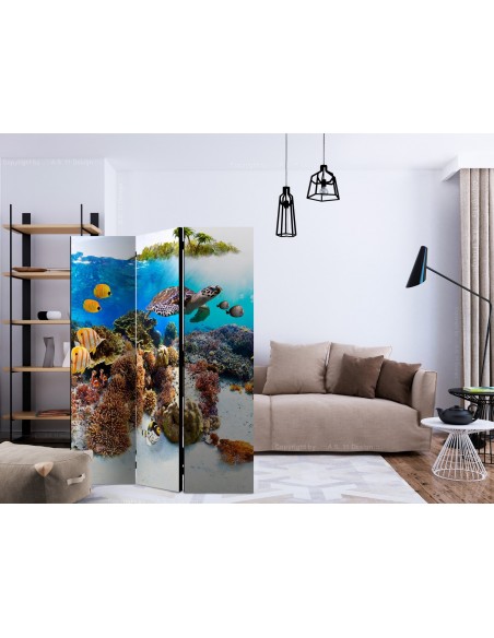 PARAVENT TORTUE MARINE / 3 - 5