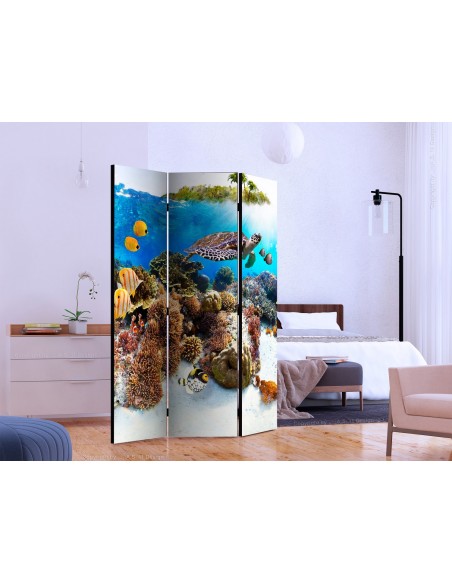 PARAVENT TORTUE MARINE / 3 - 5