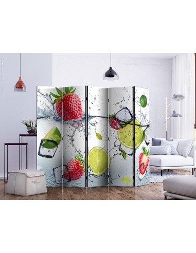 PARAVENT CITRON ET FRAISE / 3 - 5